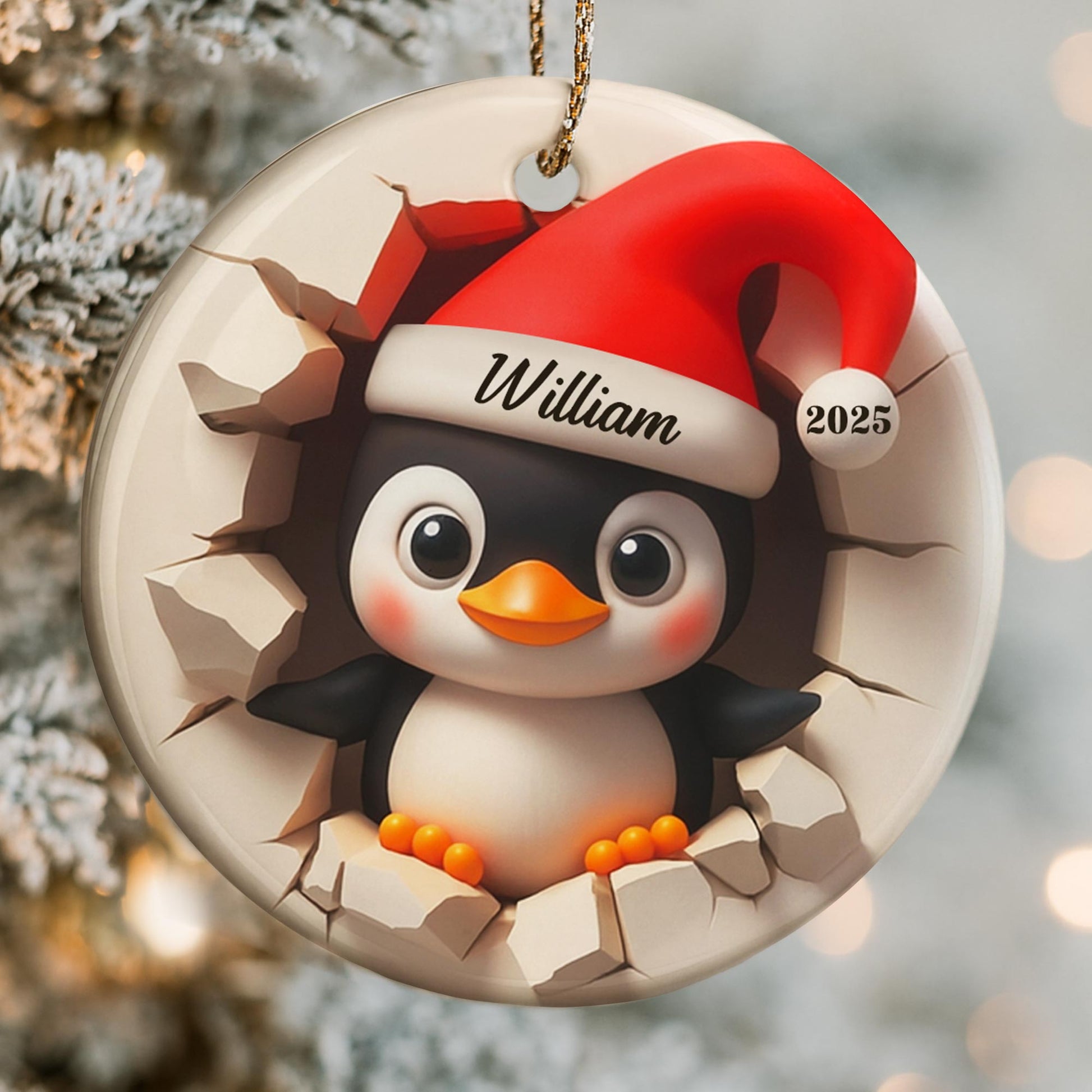 Hatch A Perfect Holiday Season With Cute Penguin And Santa Hat