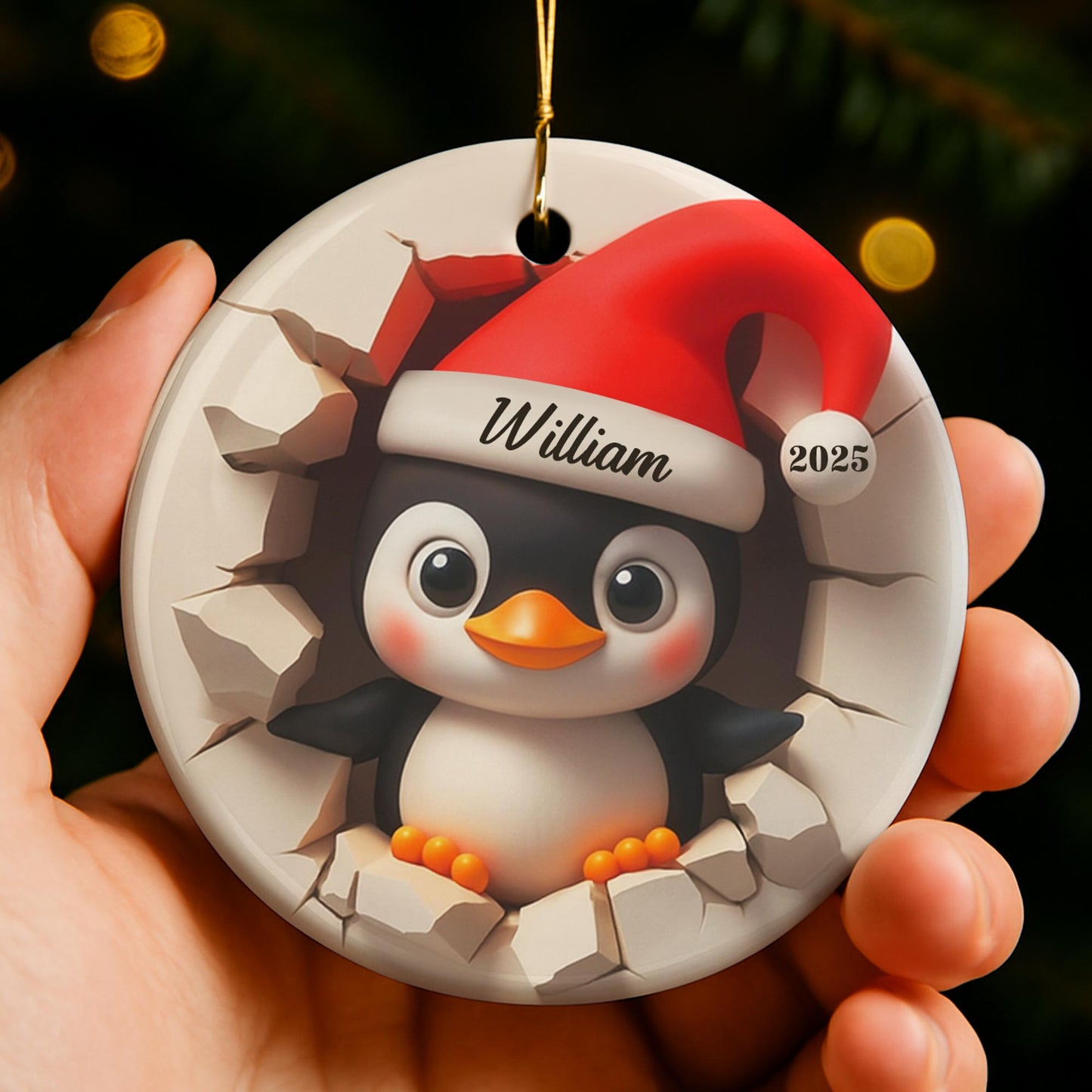 Hatch A Perfect Holiday Season With Cute Penguin And Santa Hat