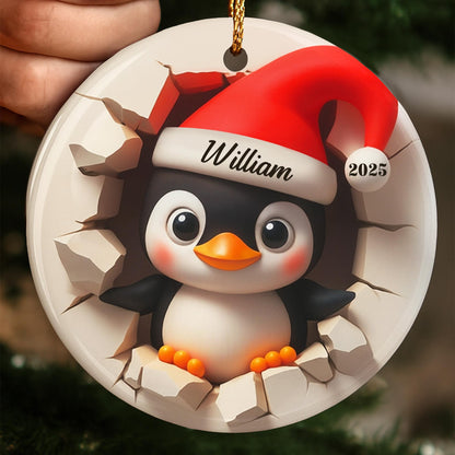 Hatch A Perfect Holiday Season With Cute Penguin And Santa Hat