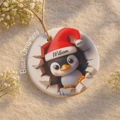Hatch A Perfect Holiday Season With Cute Penguin And Santa Hat
