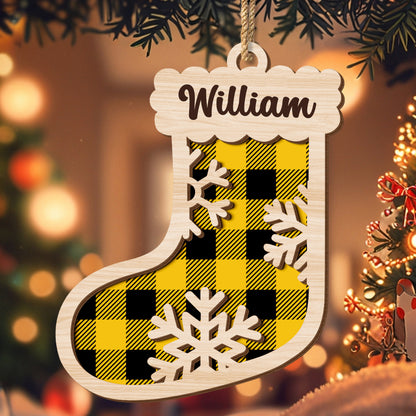 Snowflake Stocking Ornament