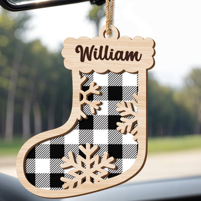 Snowflake Stocking Ornament