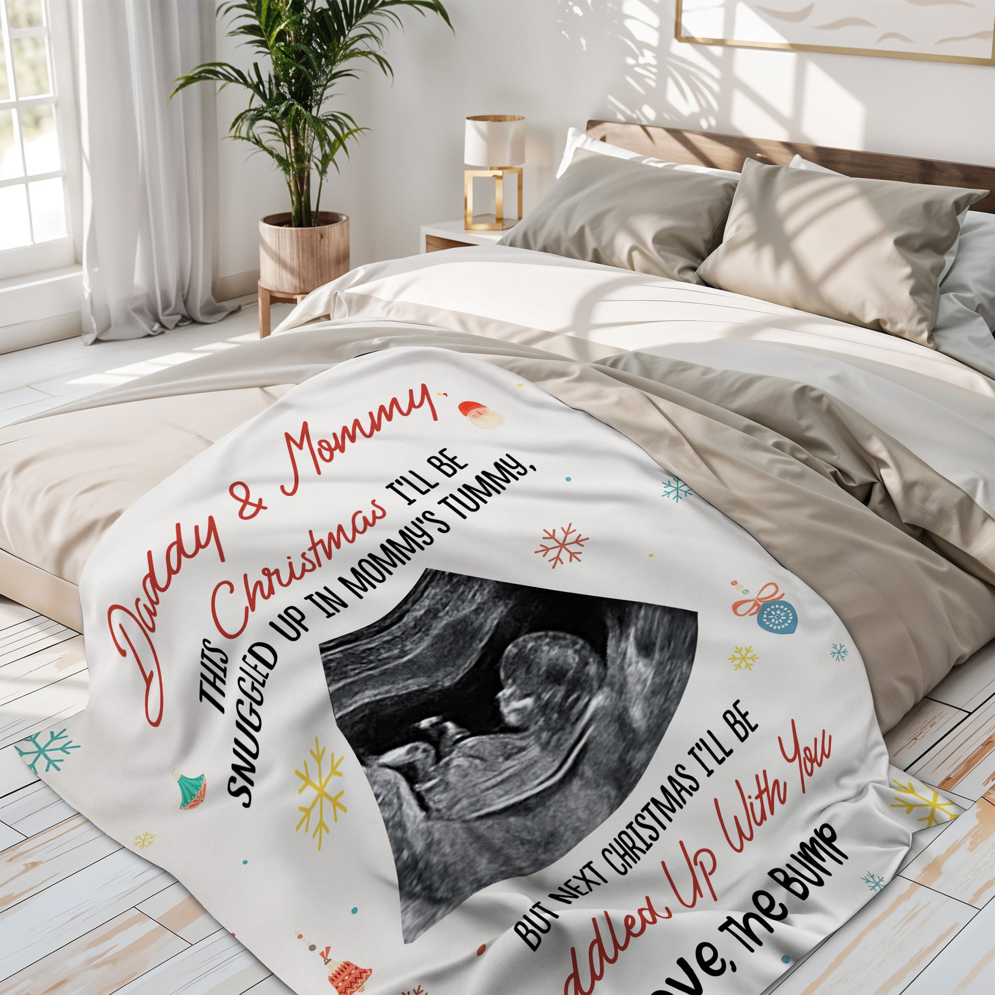 This Christmas I'll Be Snuggled Up In Mommy's Tummy