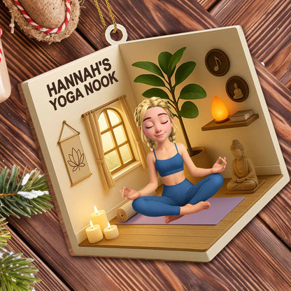 Create Your Peaceful Yoga Space Ornament