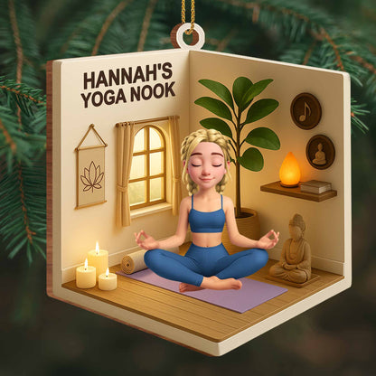 Create Your Peaceful Yoga Space Ornament