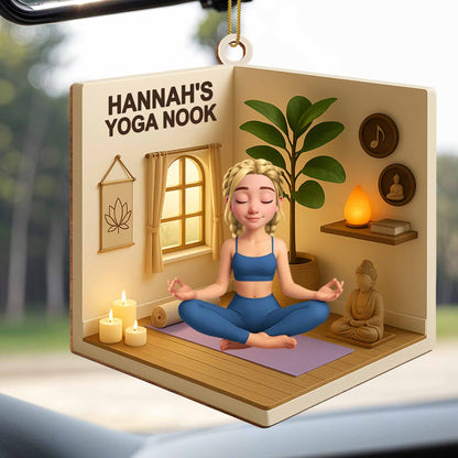 Create Your Peaceful Yoga Space Ornament