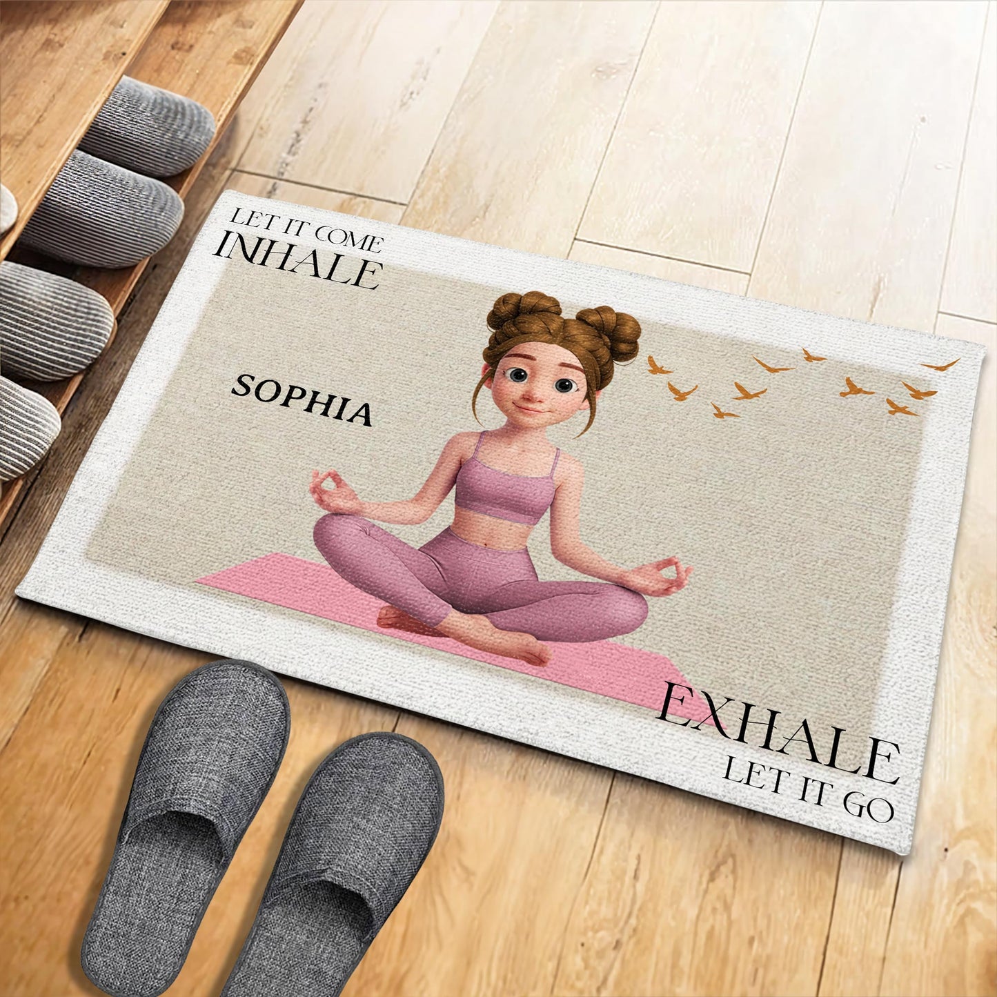 Let It Come Inhale Exhale Let It Go, Yoga and Birds