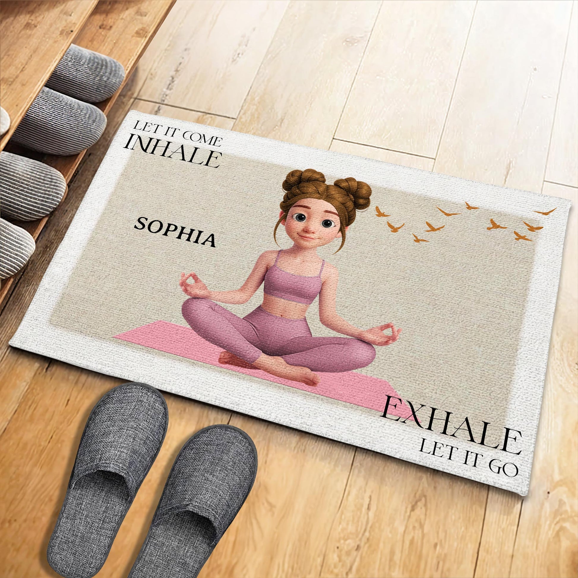 Let It Come Inhale Exhale Let It Go, Yoga and Birds