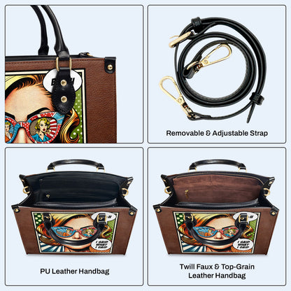 Una chica británica - Bolso de cuero personalizado - british_girl_us_03