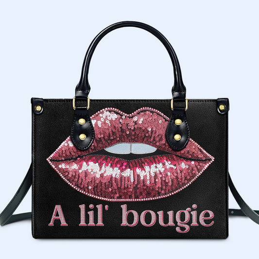 A Lil Bougie - Bolso de mano de cuero personalizado - bougie01