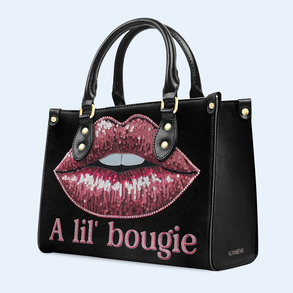 A Lil Bougie - Bolso de mano de cuero personalizado - bougie01