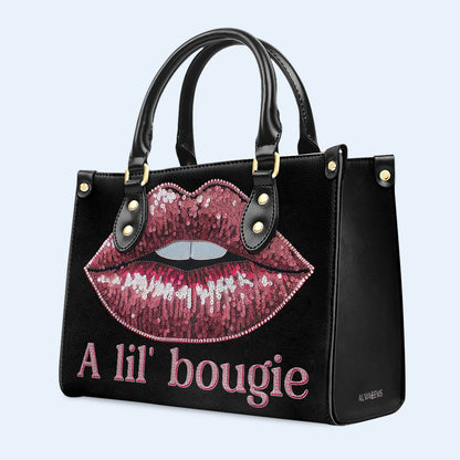 A Lil Bougie - Bolso de mano de cuero personalizado - bougie01