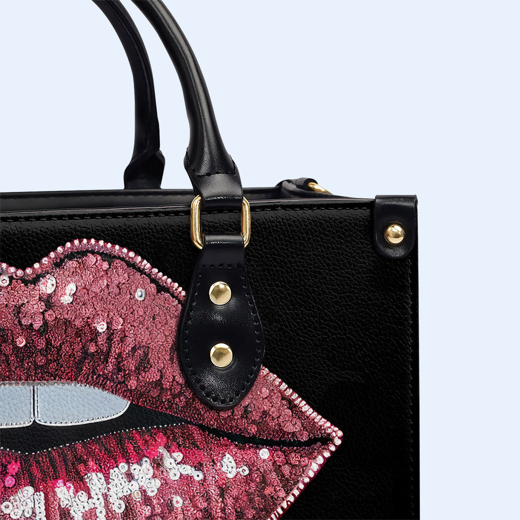 A Lil Bougie - Bolso de mano de cuero personalizado - bougie01