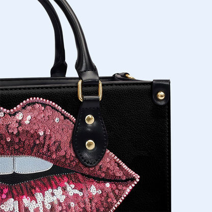 A Lil Bougie - Bolso de mano de cuero personalizado - bougie01