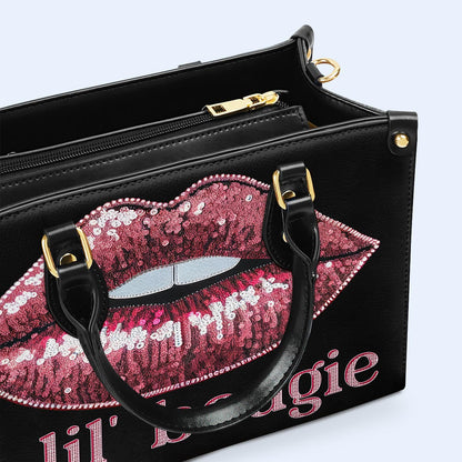 A Lil Bougie - Bolso de mano de cuero personalizado - bougie01