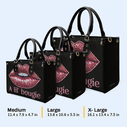 A Lil Bougie - Bolso de mano de cuero personalizado - bougie01
