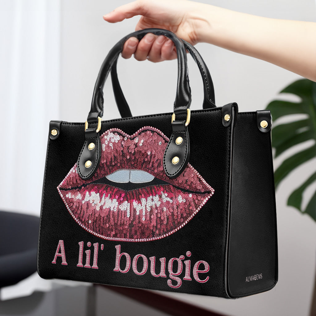 A Lil Bougie - Bolso de mano de cuero personalizado - bougie01