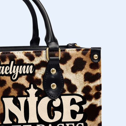 Pero no te pases - Bolso de piel personalizado - HG18