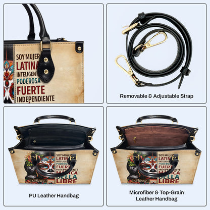 Soy Mujer Latina - Sac à main en cuir personnalisé - HG23