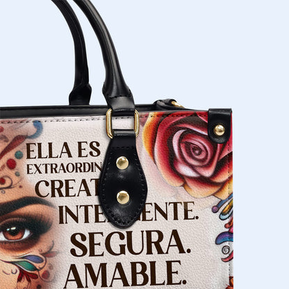 Ella Es - Bolso de mano de cuero personalizado - HG25