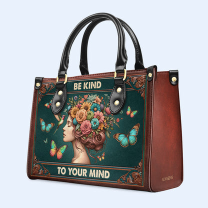 Soyez gentil - Colibri - Sac à main en cuir - hmb_bekind_3