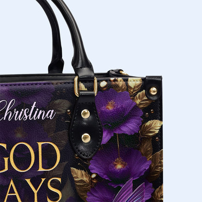Dieu dit que vous êtes - Colibris - Sac à main en cuir personnalisé - hmb_you_are_1 ag30