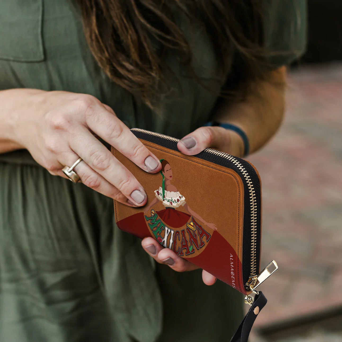 MEXICANA - Cartera de piel para mujer - WW_MX10
