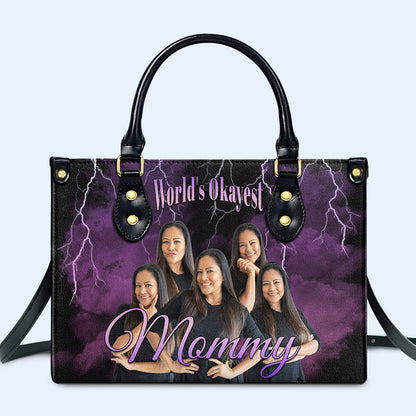 Le plus beau du monde... - Sac à main en cuir personnalisé - FM017_HB