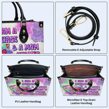 Enfermera 03 - Bolso de mano de cuero personalizado - nurse03