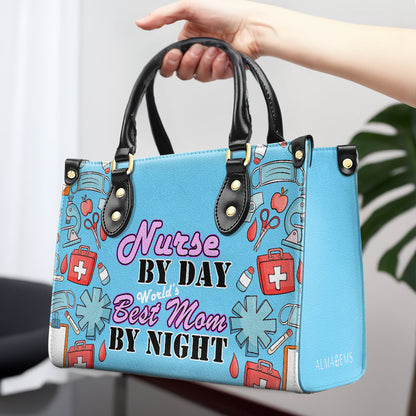 Enfermera 04 - Bolso de mano de cuero personalizado - nurse04