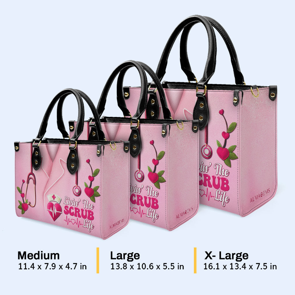 Enfermera 06 - Bolso de mano de cuero personalizado - nurse06
