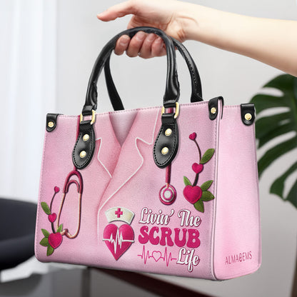 Enfermera 06 - Bolso de mano de cuero personalizado - nurse06