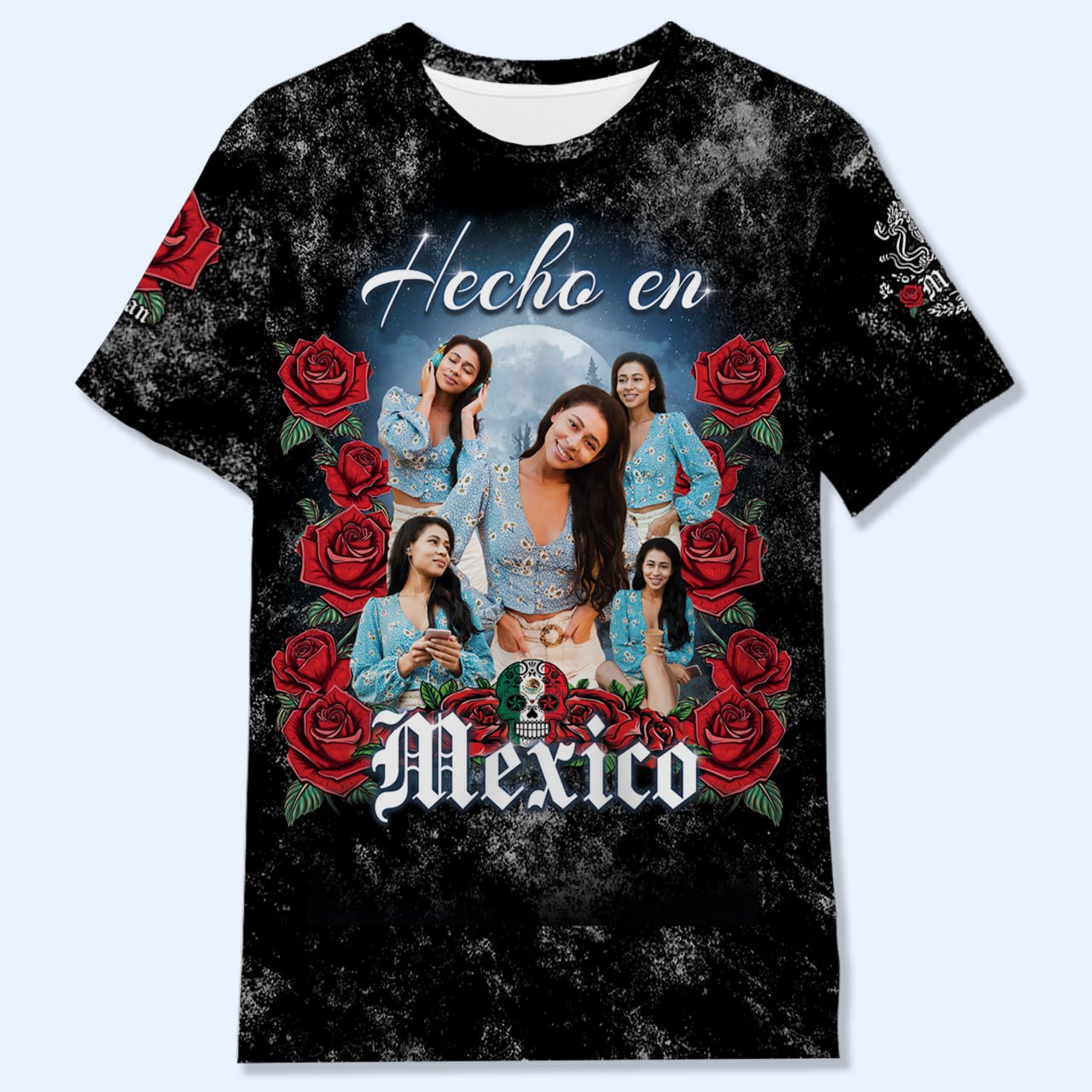 Mexican Bootleg T-Shirt - Personalized Custom Unisex All-Over Printed T-Shirt - HS029_3T
