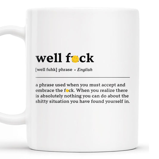 Embrace the Situation, Phrase to Accept and Move On - Personalized Custom Coffee Mug - COL061_MG