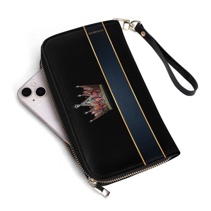 Queen Black - Women Leather Wallet - queen02blackWL