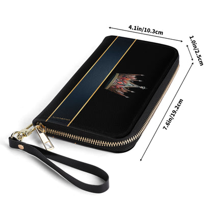 Queen Black - Women Leather Wallet - queen02blackWL