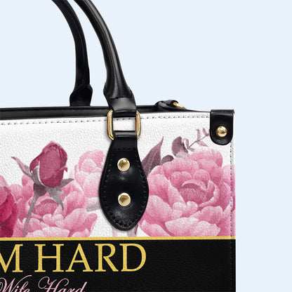 Queen Roses - Bolso de mano de cuero personalizado - queen04