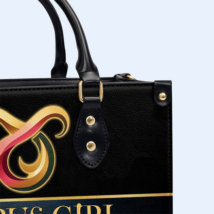Sac à main Zodiac Queen Black - Sac à main en cuir personnalisé - queen05black