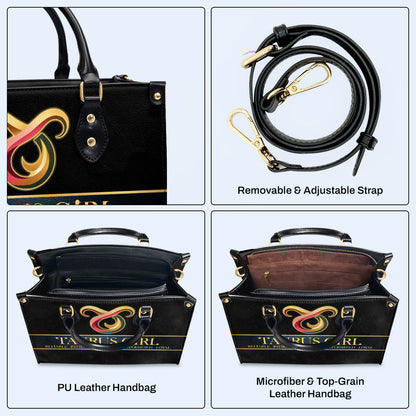 Sac à main Zodiac Queen Black - Sac à main en cuir personnalisé - queen05black