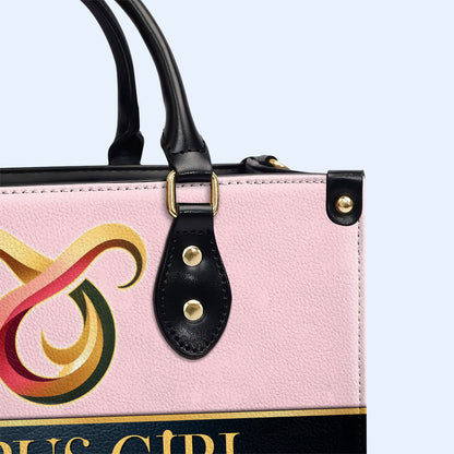 Sac à main en cuir personnalisé Zodiac Queen Pink - queen05pink