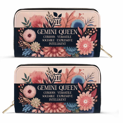 Queen Flowers No.10 - Cartera de piel para mujer - queen10flowersWL