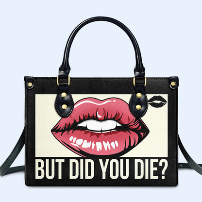 Baddie Energy - Sac à main en cuir personnalisé - DG034_HB