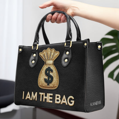 Soy el bolso - Bolso de mano de cuero personalizado - thebag01