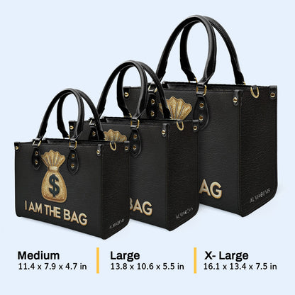 Soy el bolso - Bolso de mano de cuero personalizado - thebag01