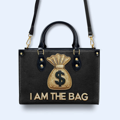 Soy el bolso - Bolso de mano de cuero personalizado - thebag01