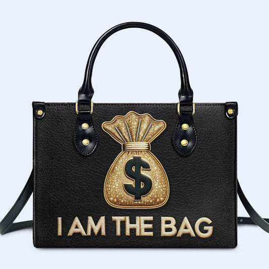 Soy el bolso - Bolso de mano de cuero personalizado - thebag01