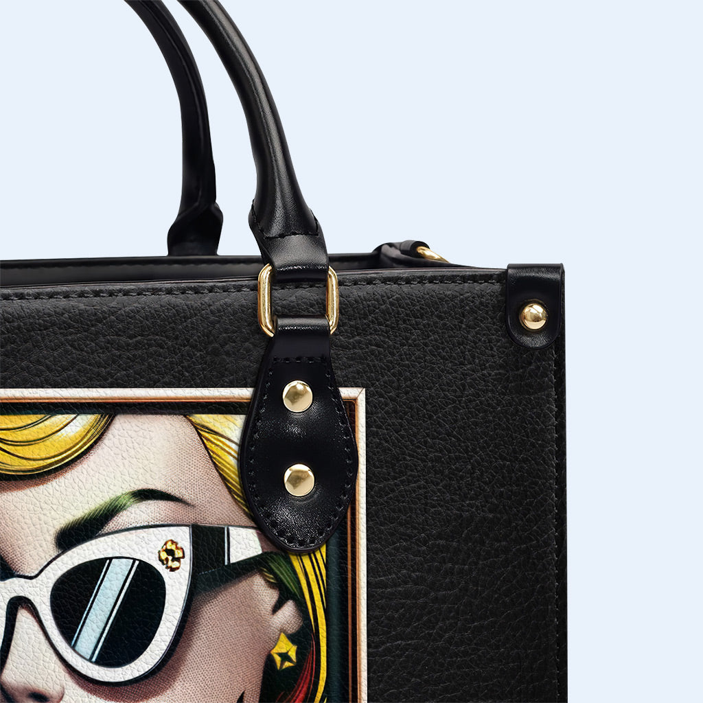 À quelle heure ? - Sac à main en cuir personnalisé - whattime01