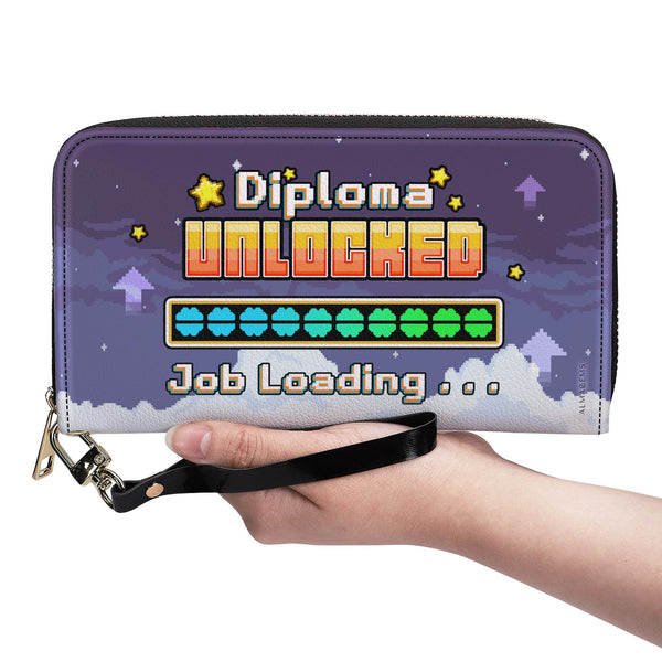 Diploma UNLOCKED - Cartera de piel para mujer - WW02