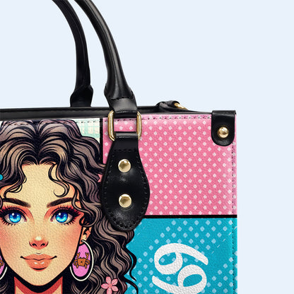 Cancer Girl 01 - Sac à main en cuir personnalisé - z_can01