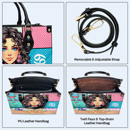 Cancer Girl 01 - Sac à main en cuir personnalisé - z_can01